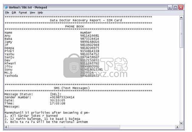 Data Doctor Recovery SIM Card(sim卡数据恢复软件)