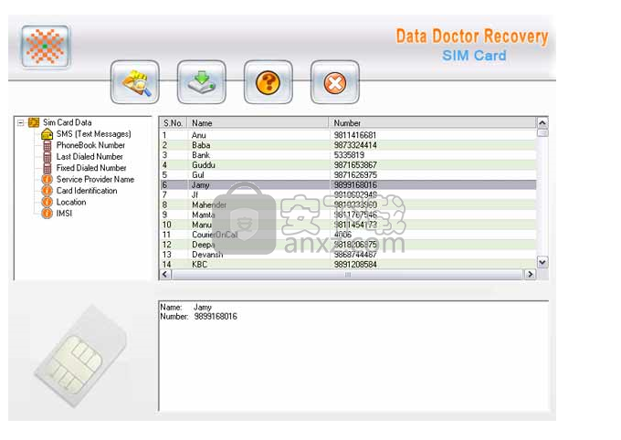 Data Doctor Recovery SIM Card(sim卡数据恢复软件)