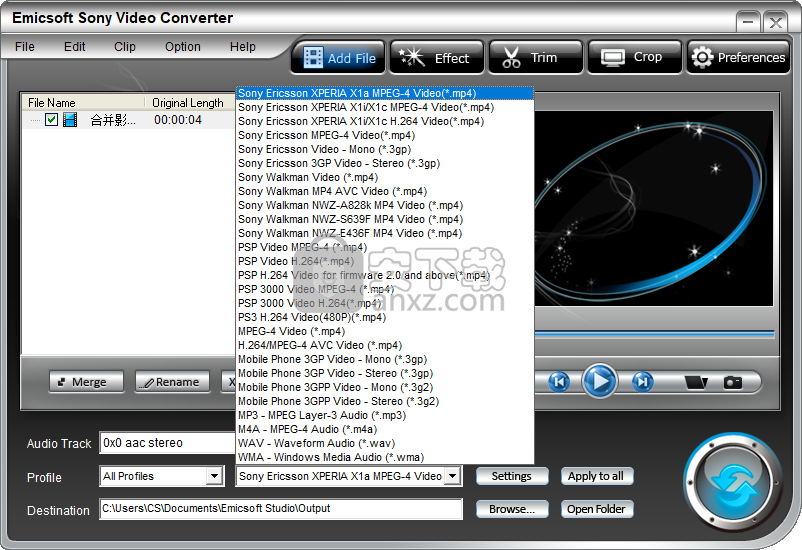 Emicsoft Sony Video Converter(Sony视频转换器)