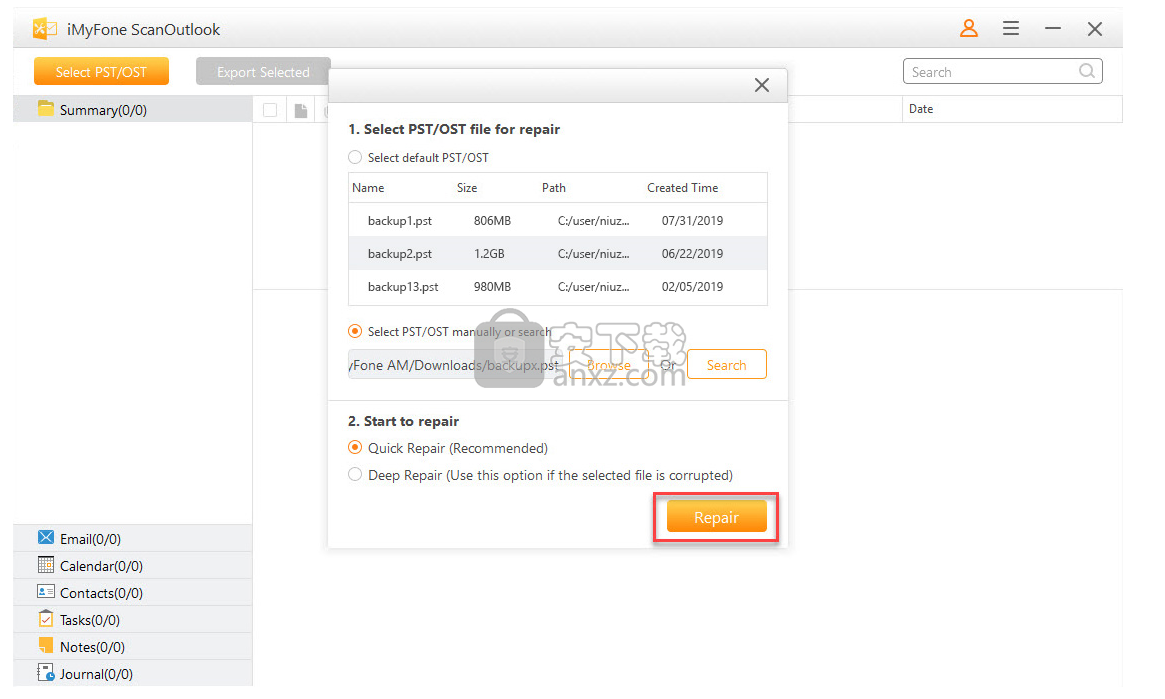 iMyFone ScanOutlook(outlook文件修复工具)