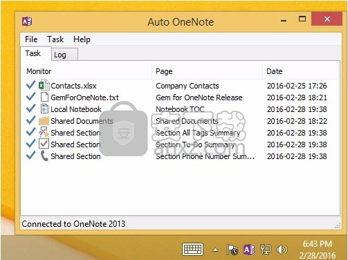 Auto OneNote(文件自动监视插件)