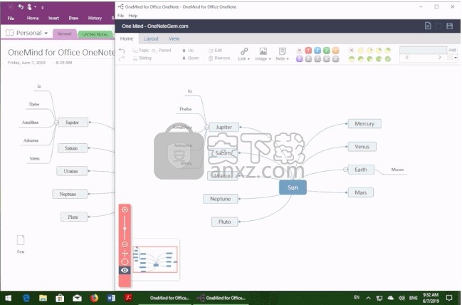 OneMind for OneNote(思维一图插件)
