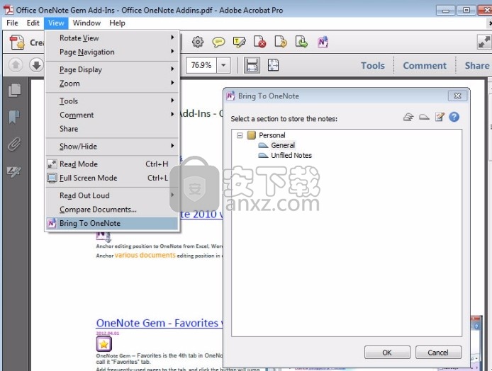 Bring to OneNote(数字笔记添加工具)