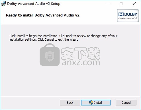 dolby advanced audio v2 bass boot設定
