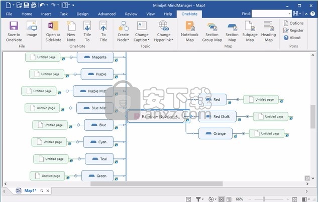 Pons for MindManager and OneNote(脑桥设计插件)