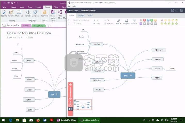 OneMind for OneNote(思维一图插件)
