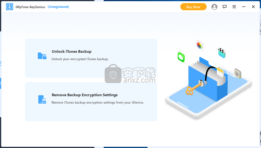 iMyFone KeyGenius(iTunes备份密码恢复软件)