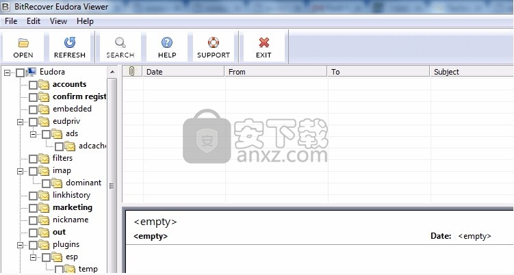 Eudora Viewer(Eudora MBX邮件查看工具)