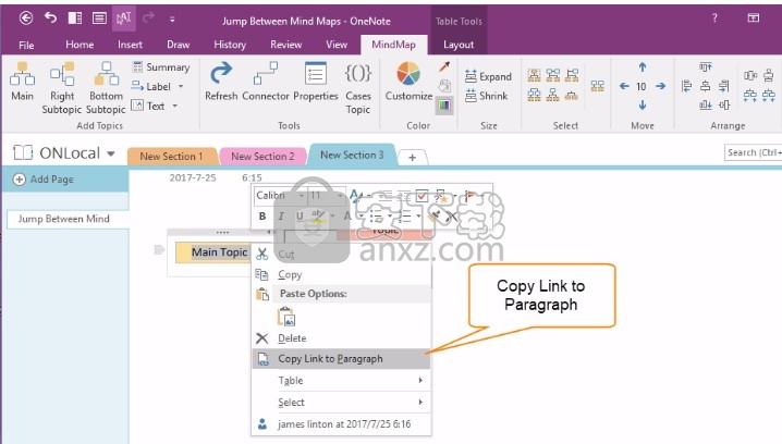 Mind Map for OneNote(数字笔记思维导图插件)