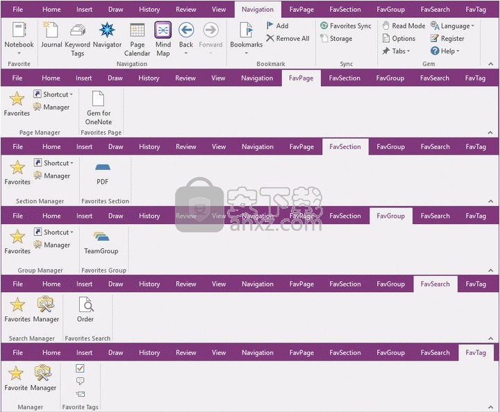 Gem Favorites for OneNote(数字笔记珍宝插件)