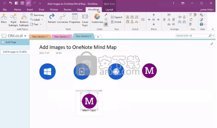 Mind Map for OneNote(数字笔记思维导图插件)