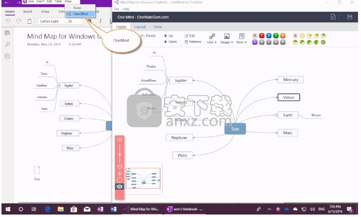 OneMind for OneNote(思维一图插件)