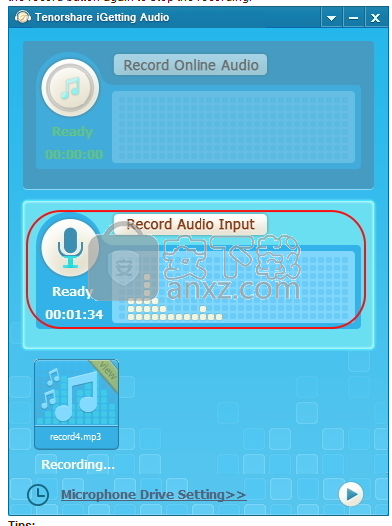 Tenorshare iGetting Audio(流媒体音频录制工具)