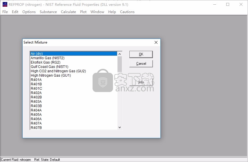 REFPROP下载(制冷剂物性查询软件)