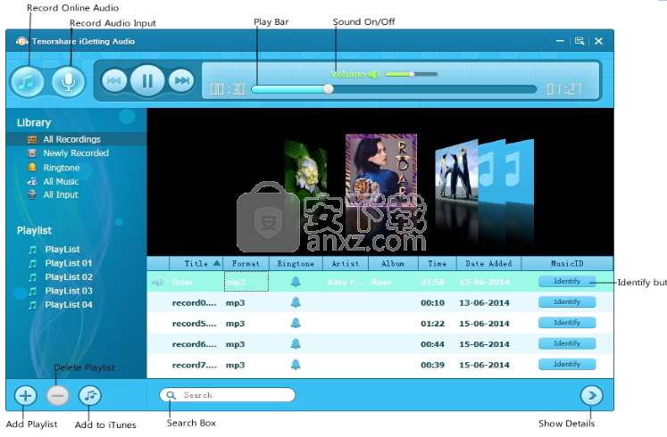 Tenorshare iGetting Audio(流媒体音频录制工具)