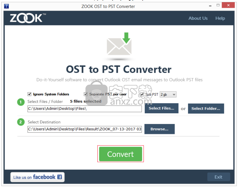 ZOOK OST to PST Converter(ost转pst工具)