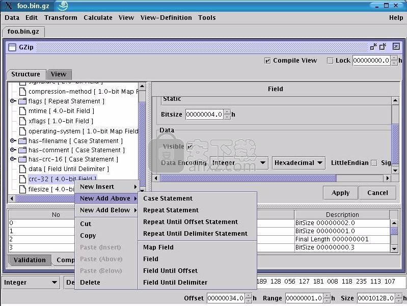 DataWorkshop(二进制文件编辑工具)