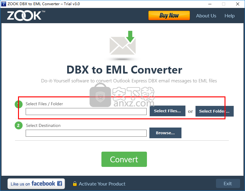 ZOOK DBX to EML Converter(DBX转EML工具)