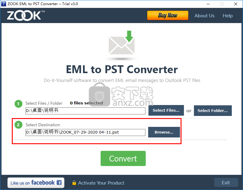 ZOOK EML to PST Converter(EML转PST工具)