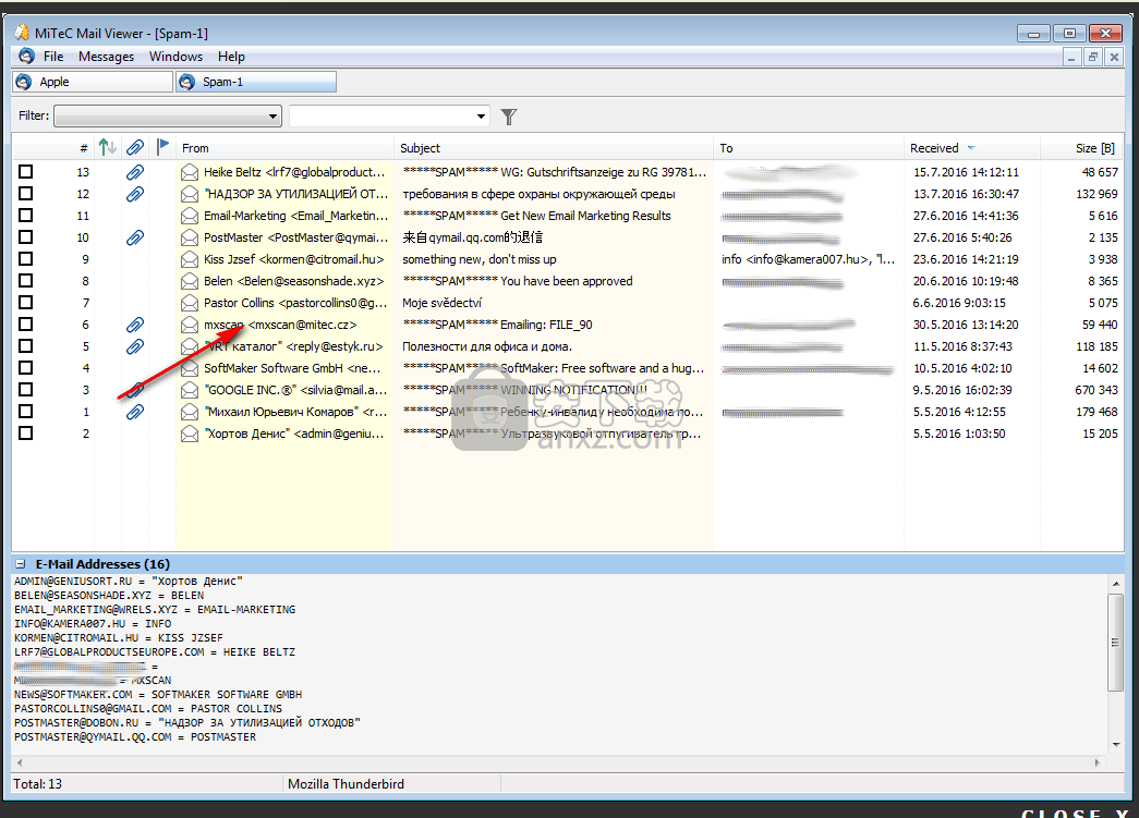 MiTeC Mail Viewer(邮件查看器)