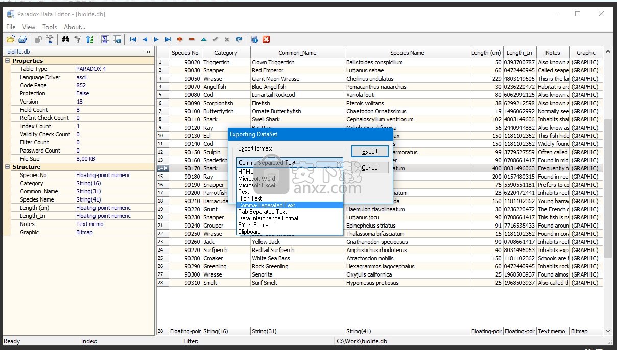 Paradox Data Editor(数据库编辑工具) 