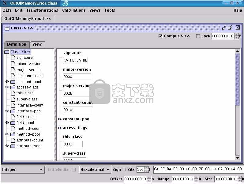 DataWorkshop(二进制文件编辑工具)