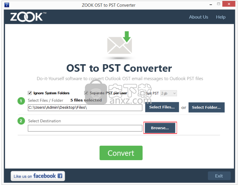 ZOOK OST to PST Converter(ost转pst工具)