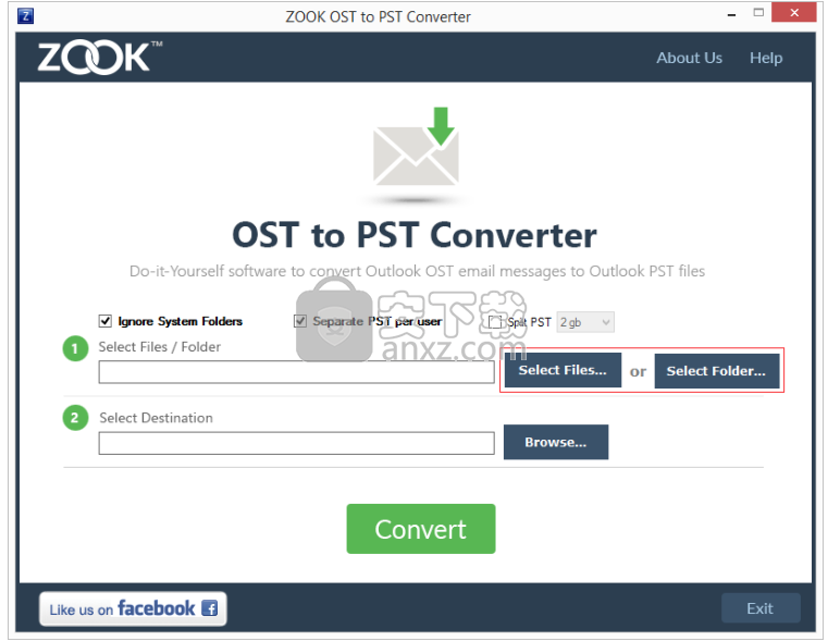 ZOOK OST to PST Converter(ost转pst工具)
