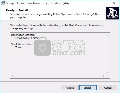 Folder Synchronize Script Editor(文件夹同步脚本编辑器)