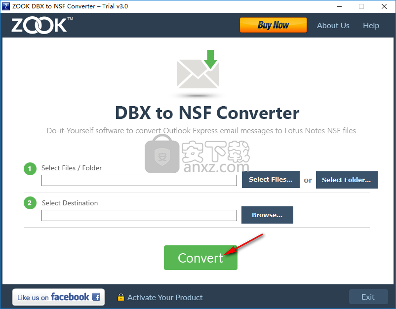 ZOOK DBX to NSF Converter(DBX转NSF工具)