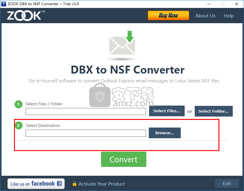 ZOOK DBX to NSF Converter(DBX转NSF工具)