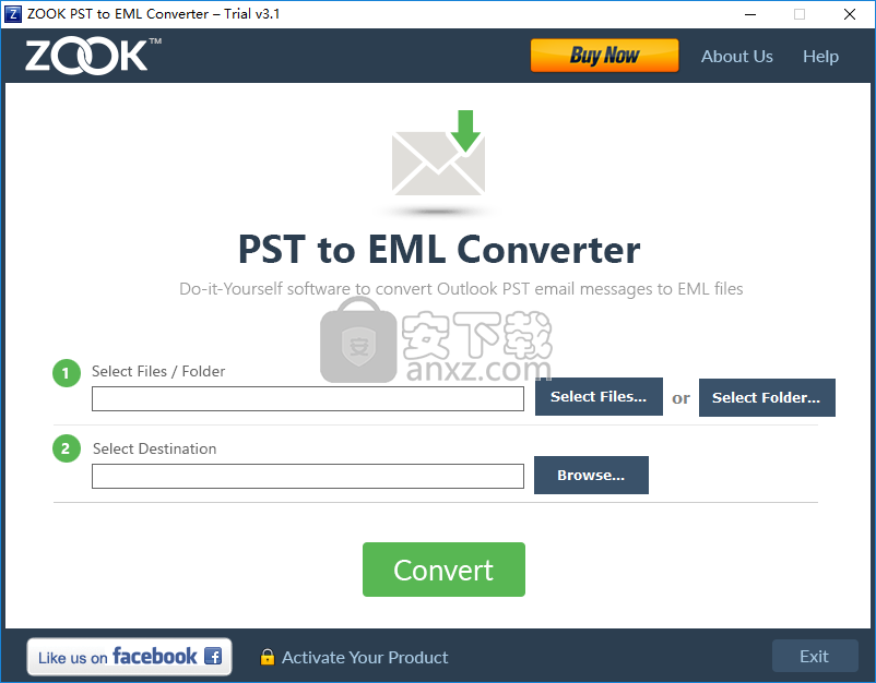 ZOOK PST to EML Converter(PST转EML转换器)