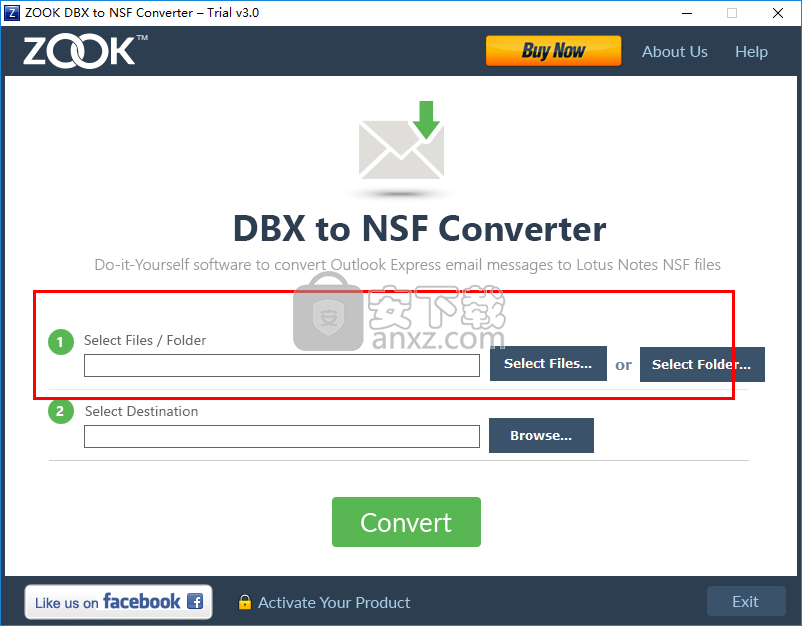 ZOOK DBX to NSF Converter(DBX转NSF工具)