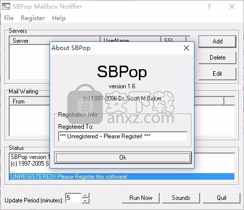 SBPop邮箱监控工具(SBPop Mailbox Notifier)