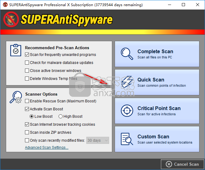 SUPERAntiSpyware Pro(安全保护软件)