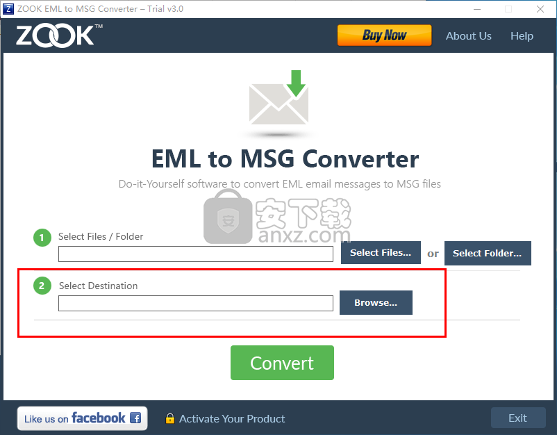 ZOOK EML to MSG Converter(EML转MSG工具)
