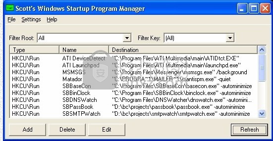 Windows Startup Program Manager(程序管理器)