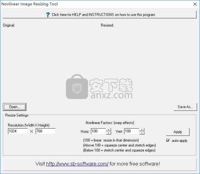 Nonlinear Image Resize Tool(非线性图像大小调整)
