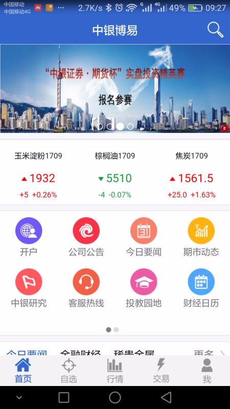 中银期货