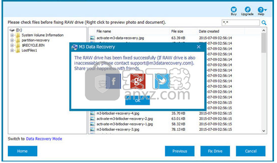 M3 RAW To NTFS Converter(硬盘驱动器修复工具)