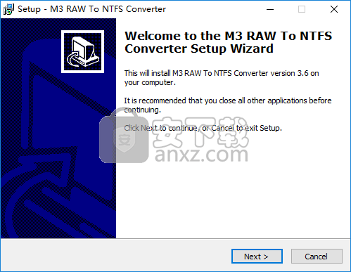 M3 RAW To NTFS Converter(硬盘驱动器修复工具)