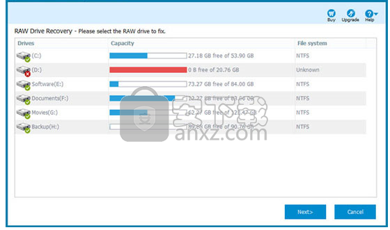 M3 RAW To NTFS Converter(硬盘驱动器修复工具)