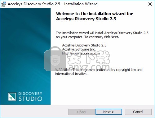 discovery studio 2.5(生物分析软件)