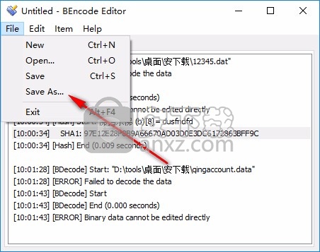 bencode editor(.torrent文件编辑)