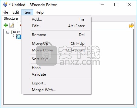 bencode editor(.torrent文件编辑)