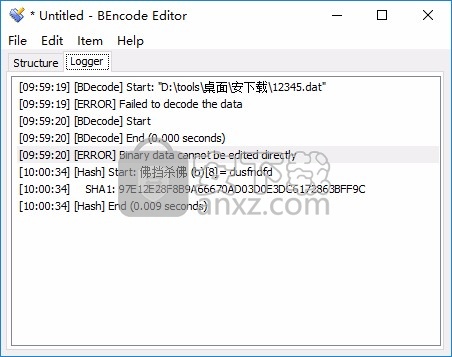 bencode editor(.torrent文件编辑)