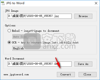 jpg转word转换器(JPG to Word)