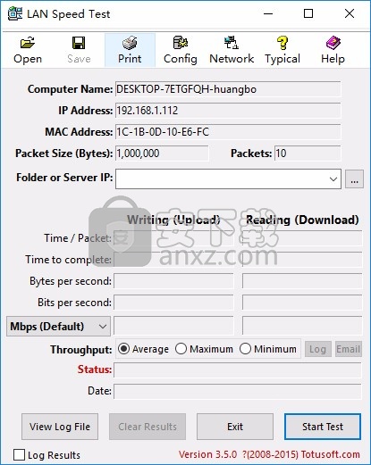 lan speed test(局域网测速工具)