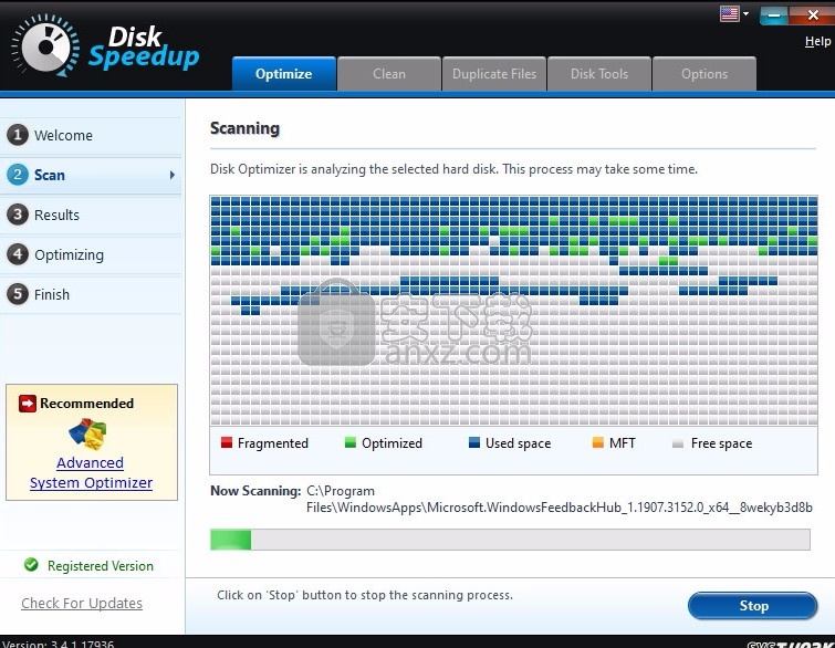 Disk Speedup(多功能磁盘碎片清理工具)