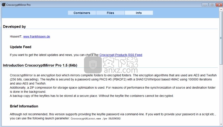CrococryptMirror Pro(目录备份与镜像文件加密)